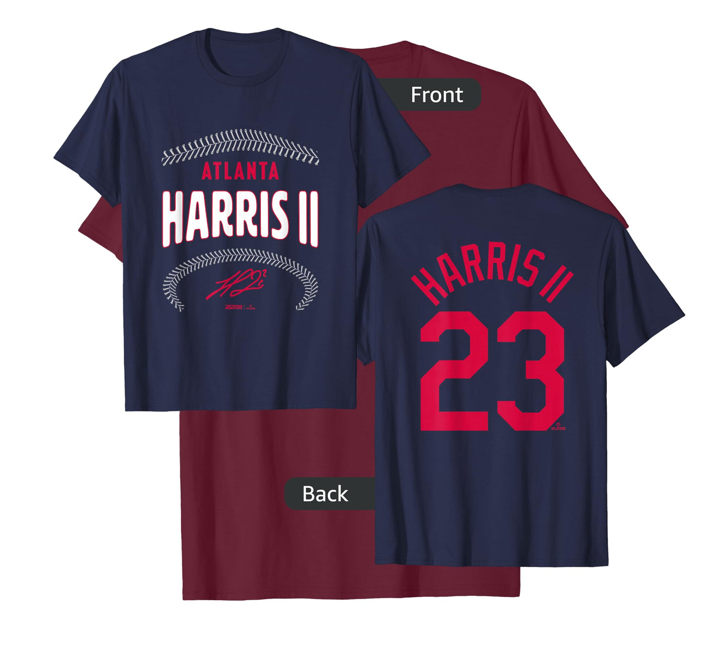 Michael Harris II Atlanta Name & Number (Front & Back) T-Shirt