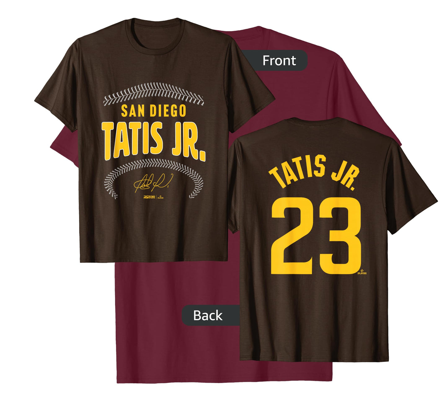 Fernando Tatis Jr. San Diego Name & Number (Front & Back) T-Shirt