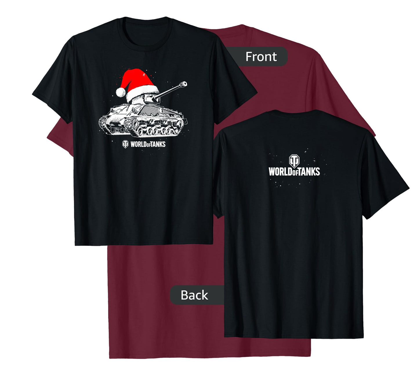 World of Tanks M4A3E8 Sherman with Santa Hat T-Shirt