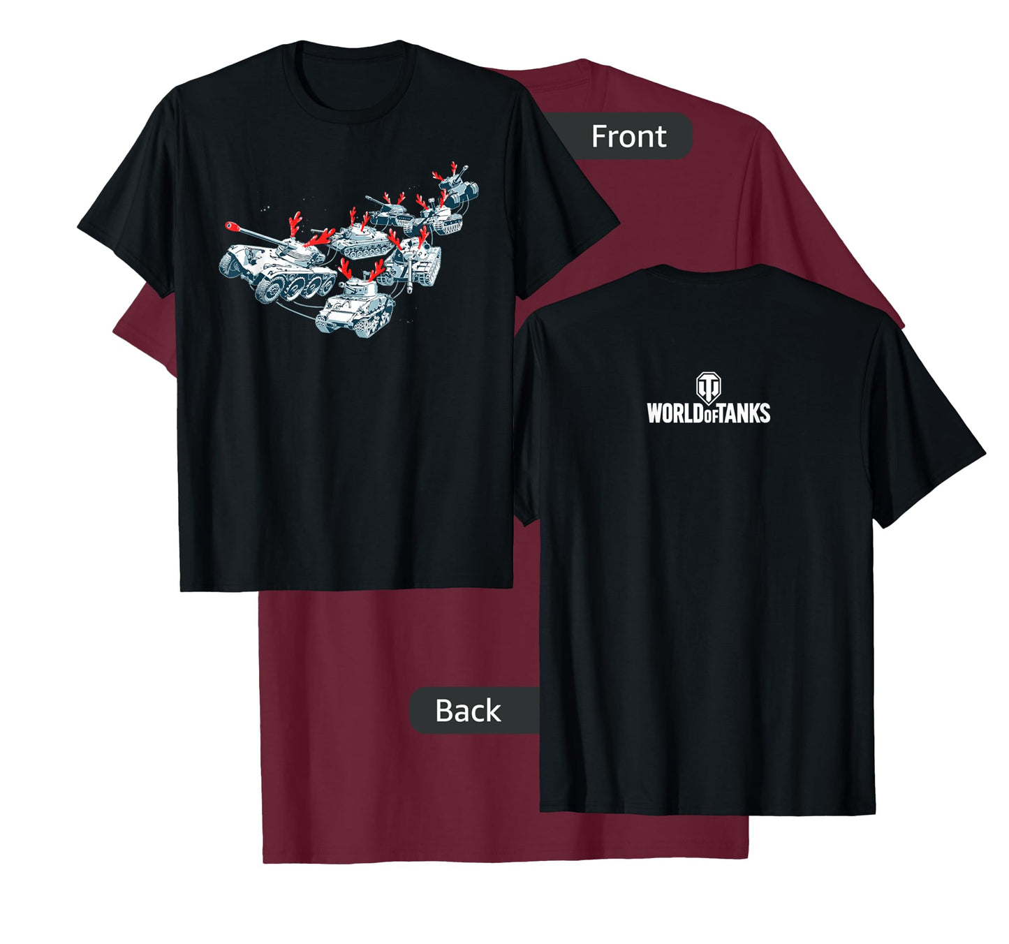 World of Tanks Santa's Tankdeer Harness T-Shirt