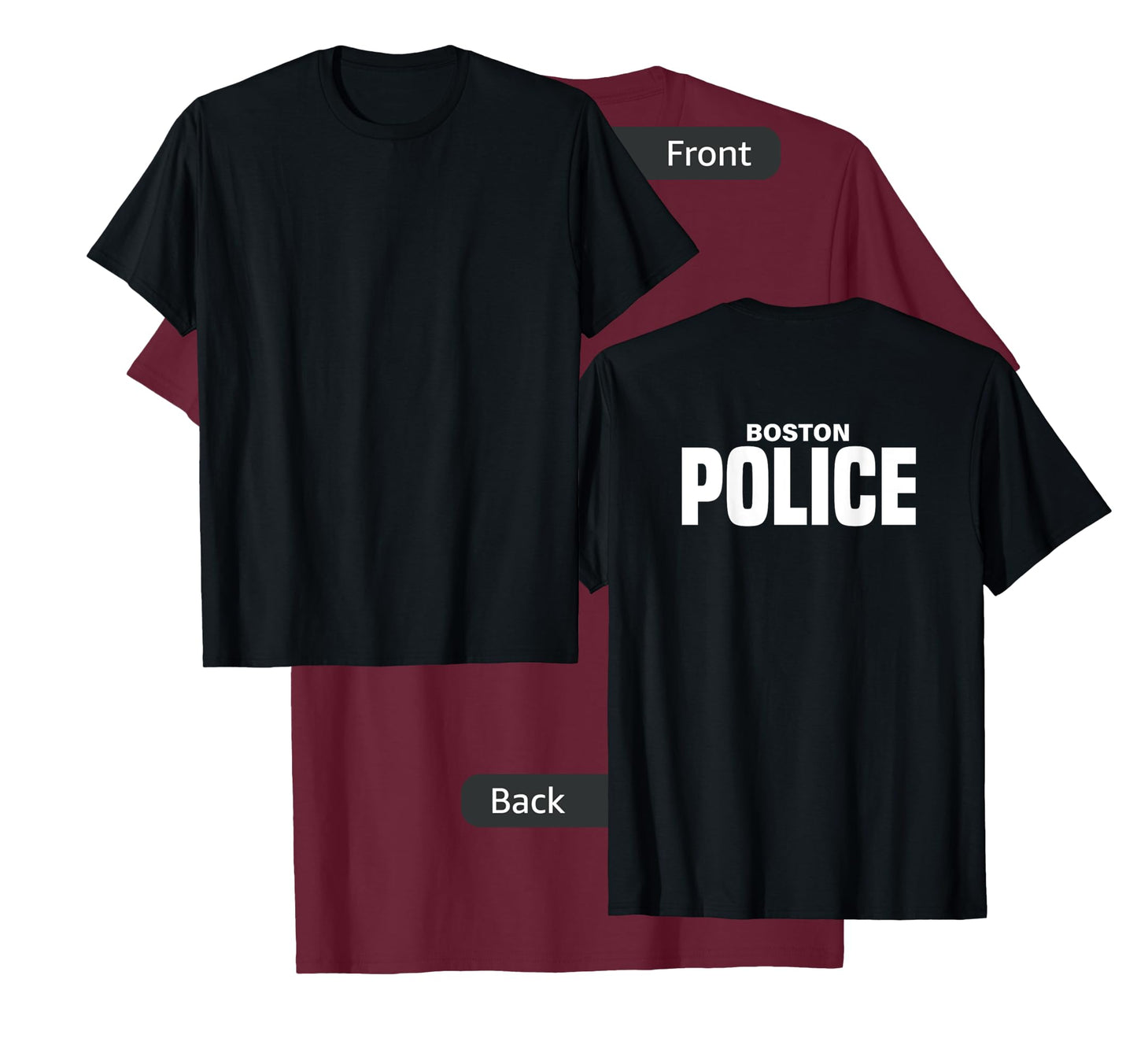 Boston Police Officer Massachusetts Policeman Duty T-Shirt