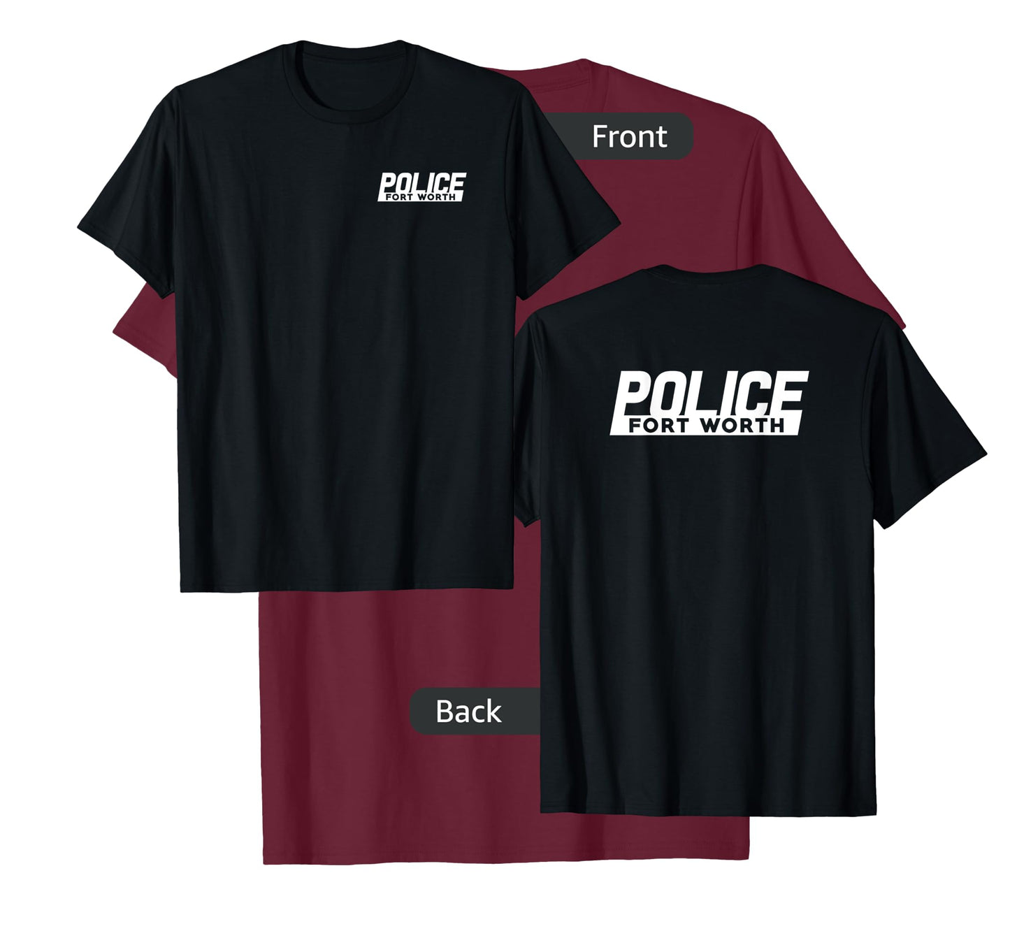 City of Fort Worth Police Officer Texas Policeman T-Shirt
