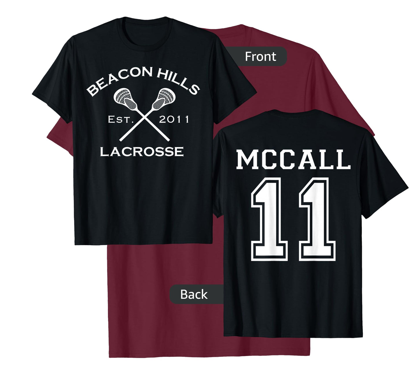 Beacon Hills Lacrosse McCall 11 Teen Wolf Inspired TShirt T-Shirt