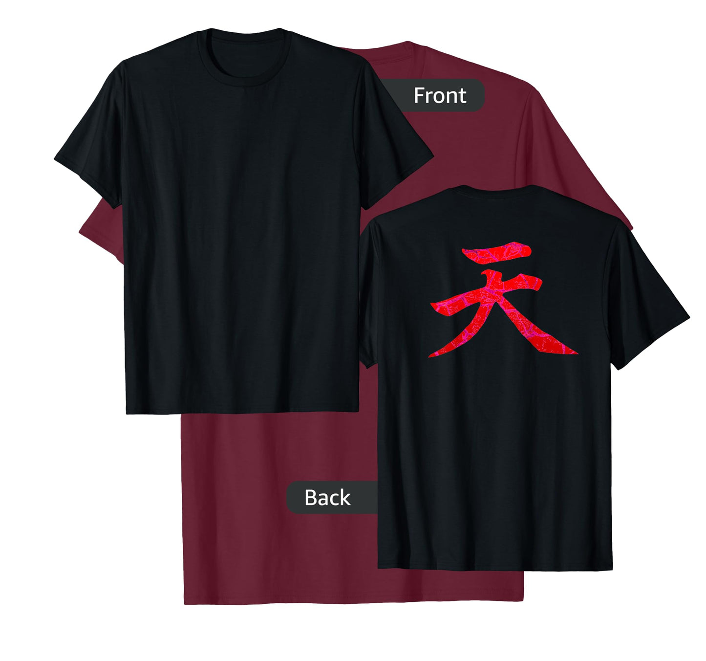 Heaven Kanji Raging Demon Japanese T-Shirt