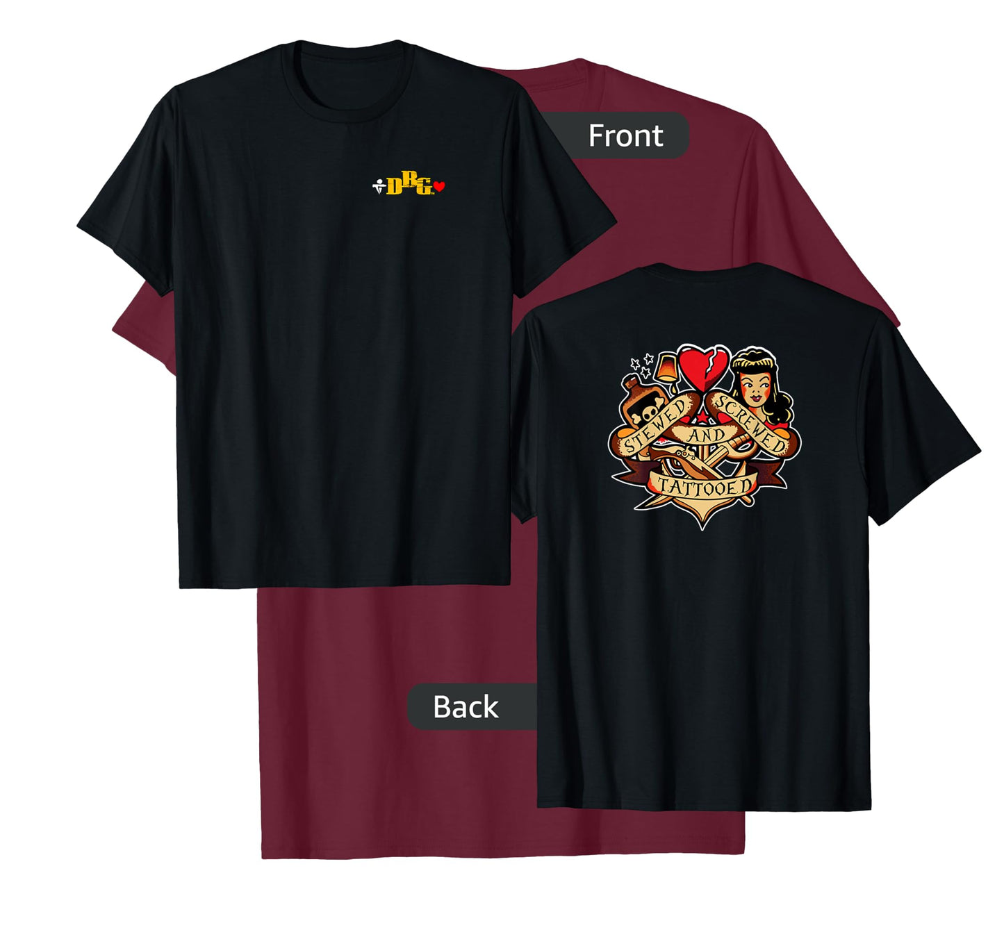 DBG "STEWED SCREWED AND TATTOOED" SWCC DBG's T-Shirt