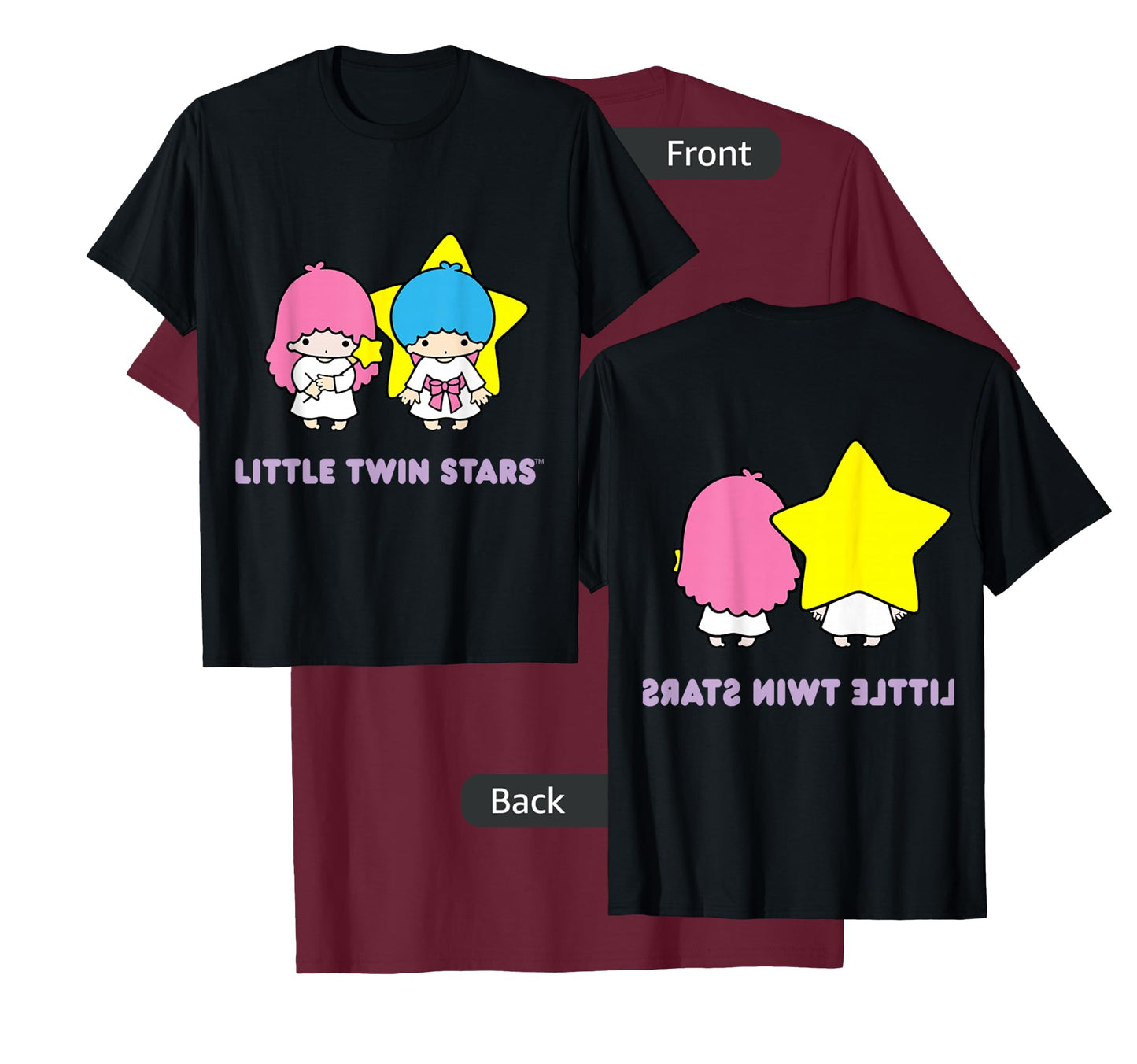 LittleTwinStars Character Front and Back T-Shirt