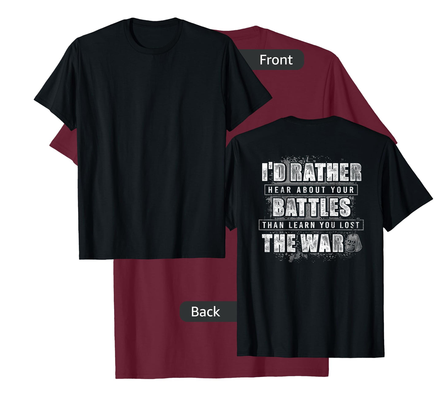 i'd rather hear about your battles T-Shirt
