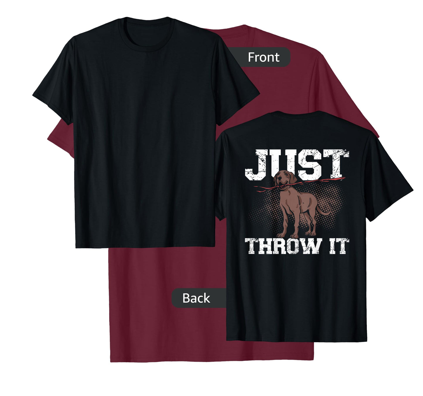 Just Throw It Backprint T-Shirt