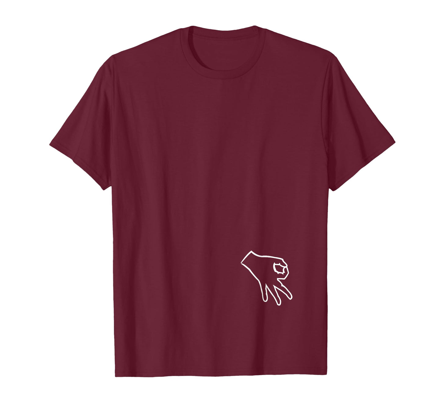 Funny Finger Circle Game Shirt Made You Look Tempting Hole T-Shirt