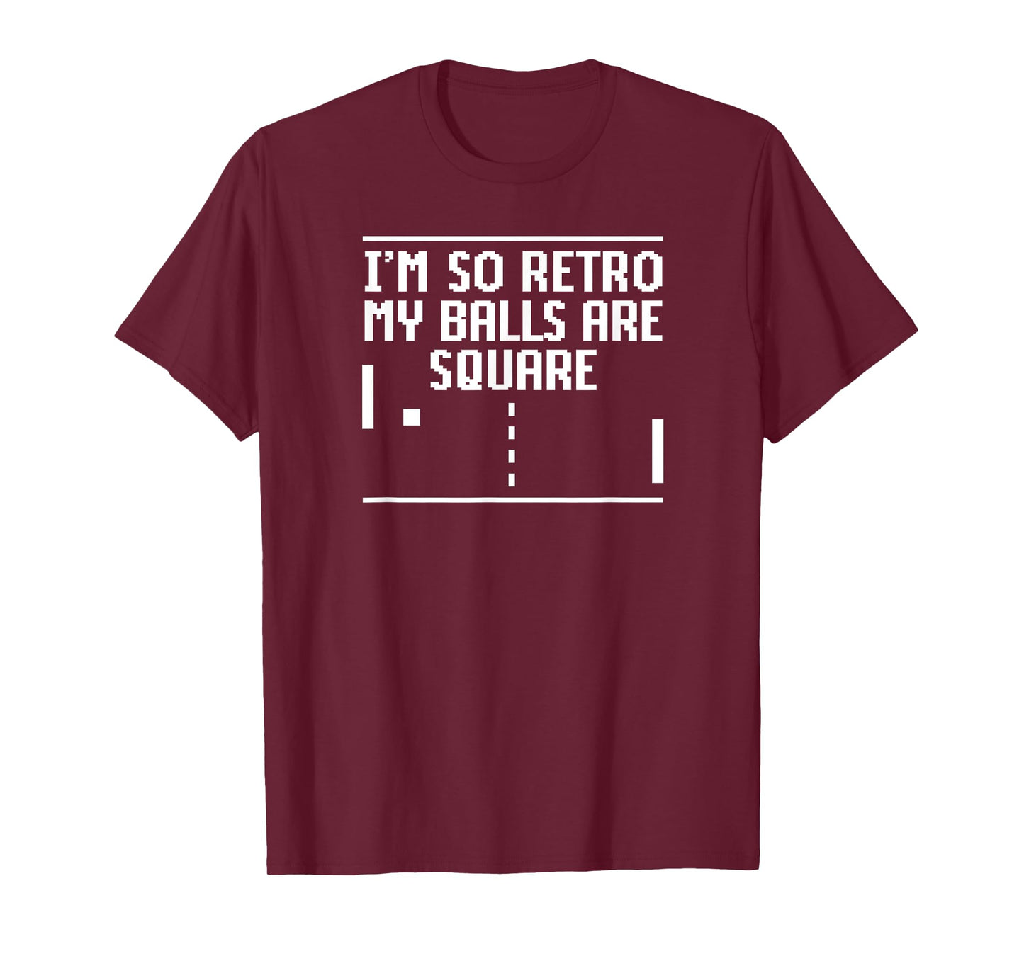 Vintage I'm so retro my balls are square gamer T-Shirt T-Shirt
