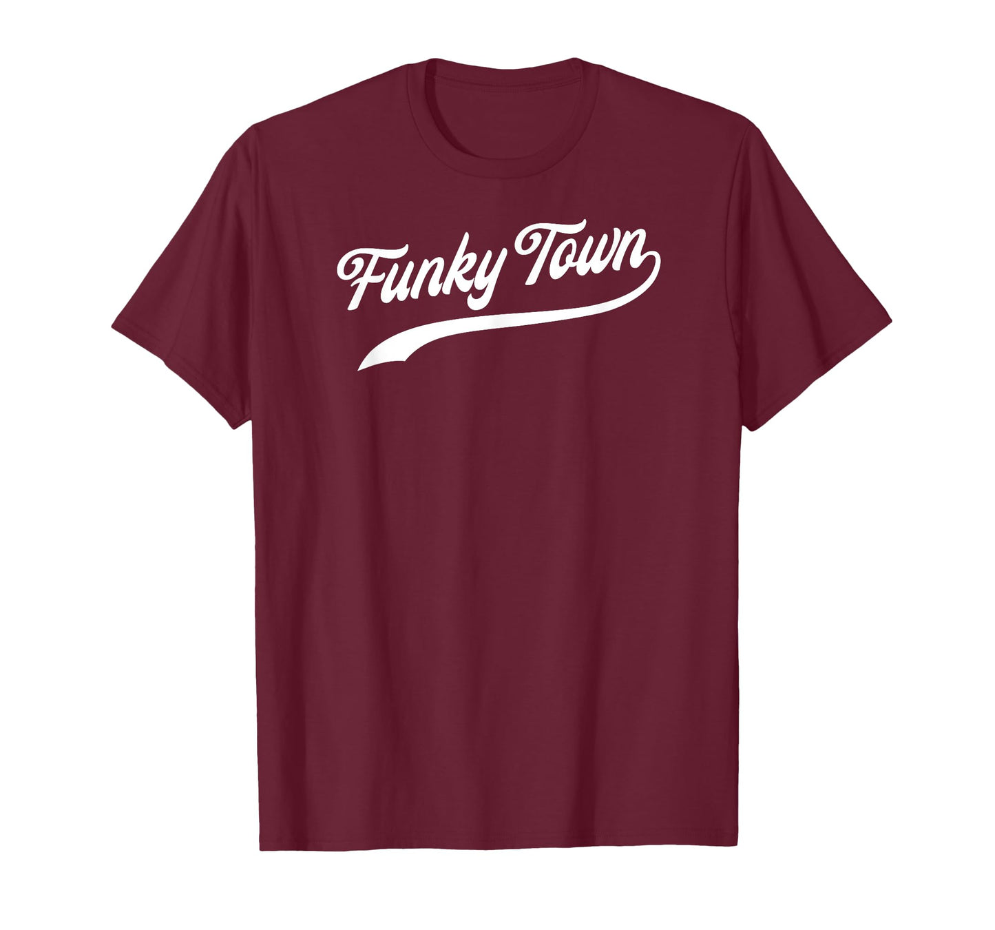 FUNKY TOWN Fort Worth TX Baseball Style Design T-Shirt