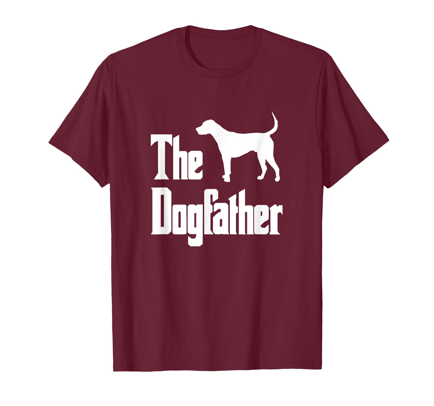 The Dogfather T-Shirt, American Foxhound Dog silhouette T-Shirt