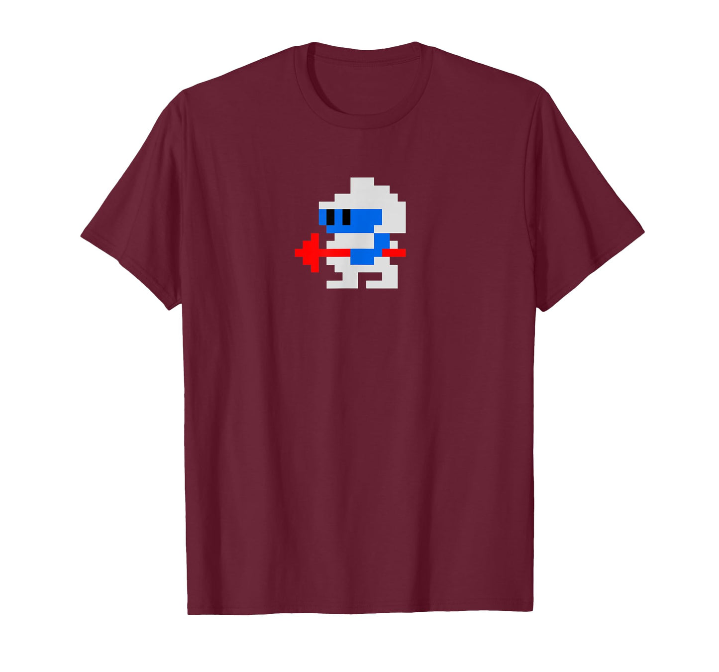 8-BIT 80'S RETRO CLASSIC VIDEO GAME CHARACTER DUG HERO T-Shirt