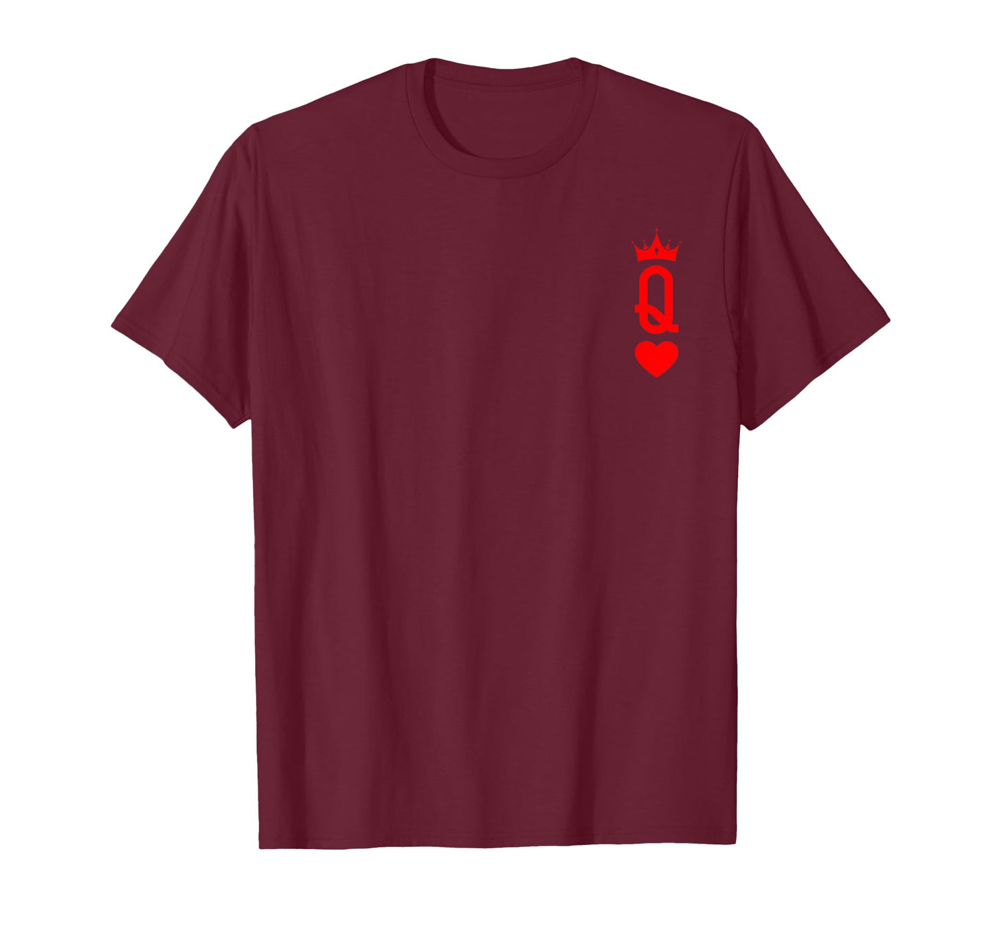 Queen of Heart King And Queen Easy Couple Halloween Costume T-Shirt