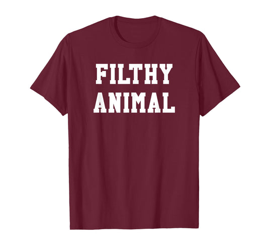 Filthy Animal Shirt | Funny Christmas Movie Quote Joke Tee T-Shirt