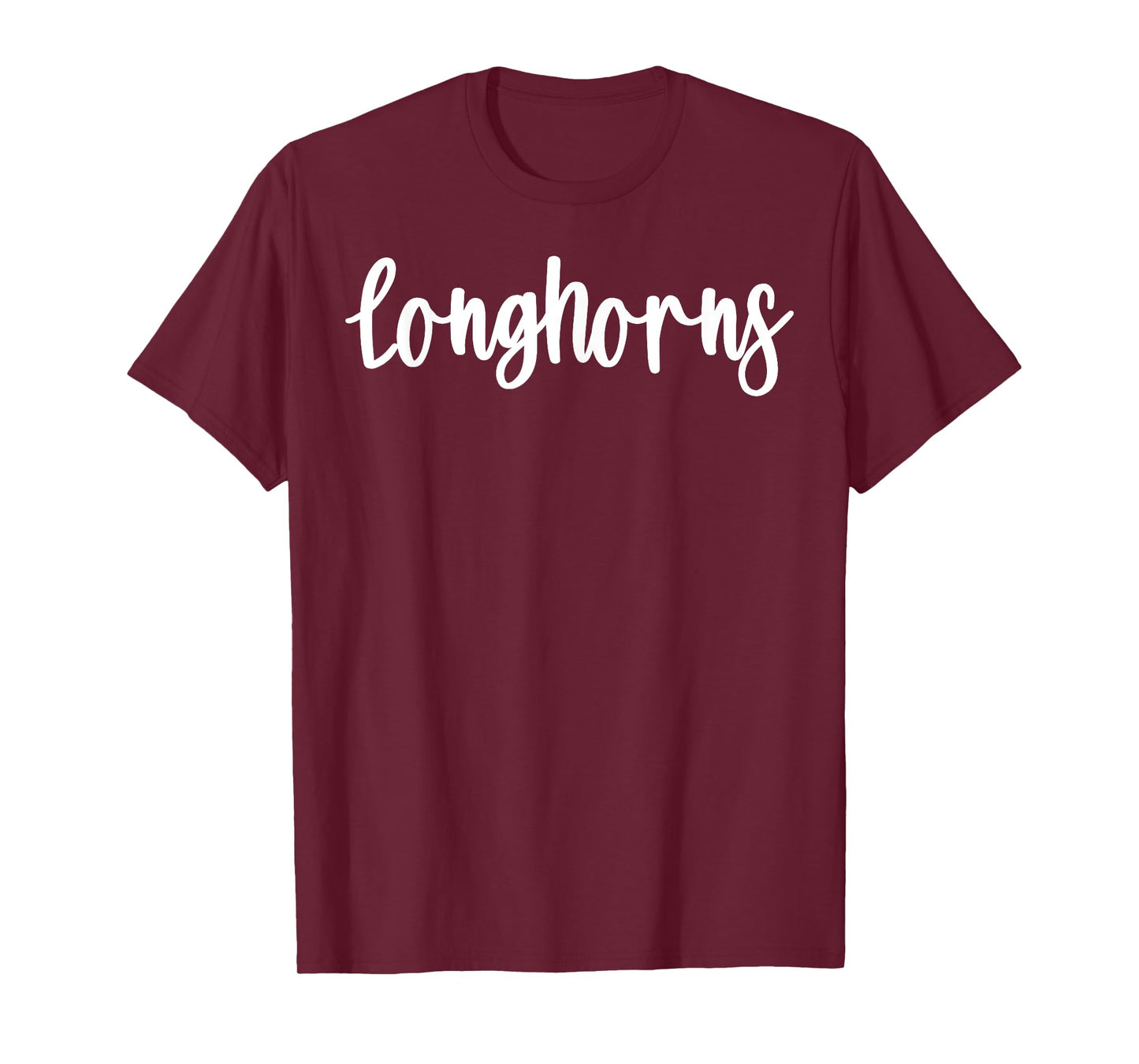 Longhorns School Spirit Team Mascot Game Night T-Shirt
