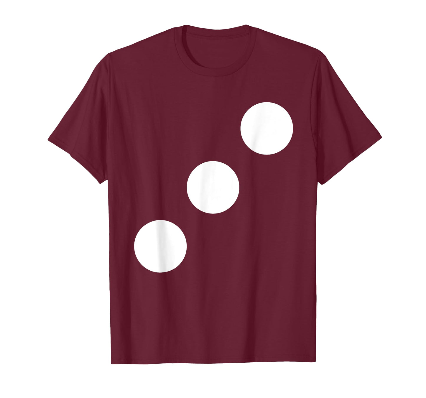 Human Dice Number 3 Group Matching Halloween Costume Family T-Shirt