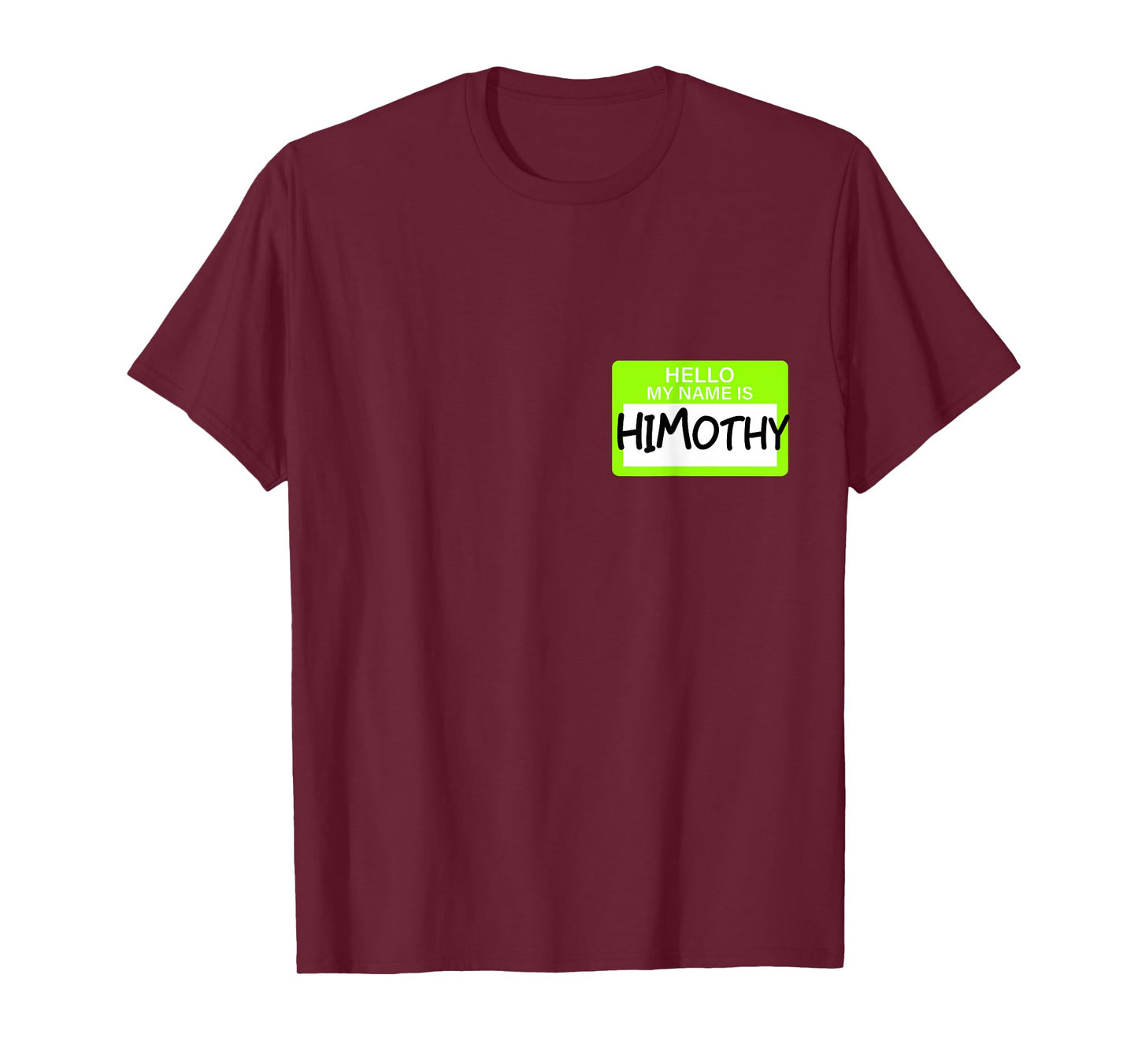 Green Himothy Green Color Graphic T-Shirt