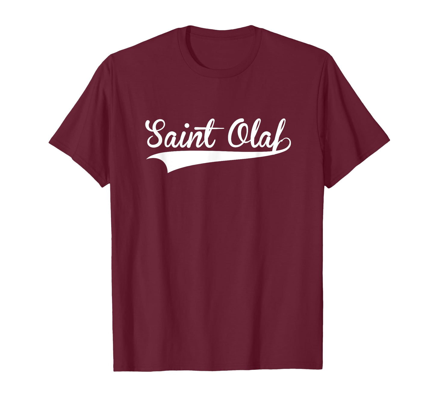 SAINT OLAF Baseball Vintage Retro Font T-Shirt