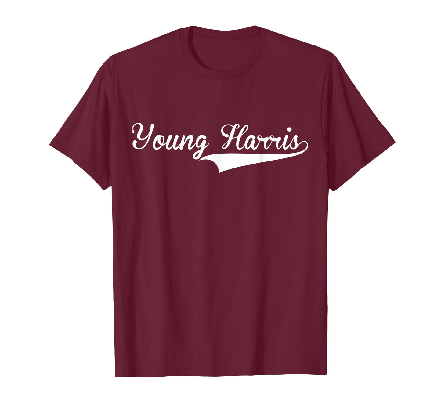 YOUNG HARRIS Baseball Vintage Retro Font T-Shirt