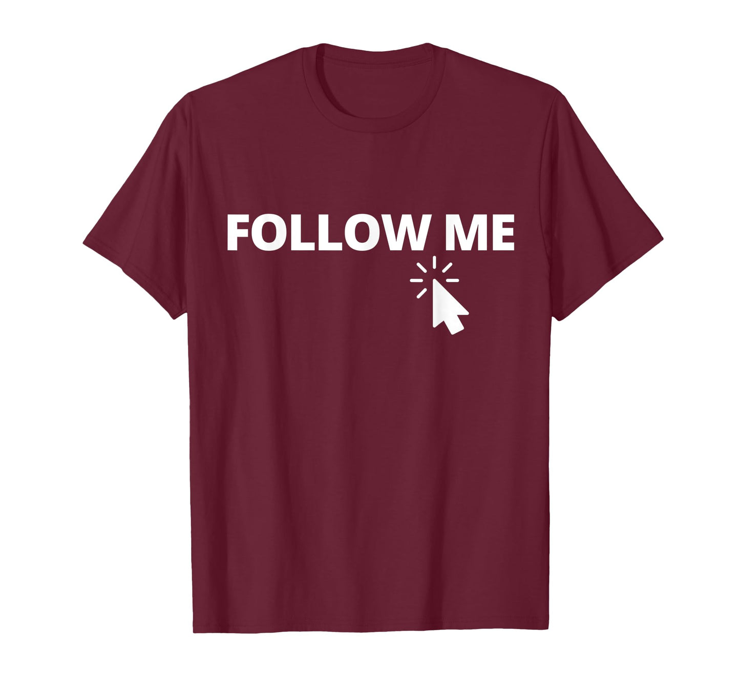 Follow Me on Social Media Content Creator Vlogger Streamer T-Shirt