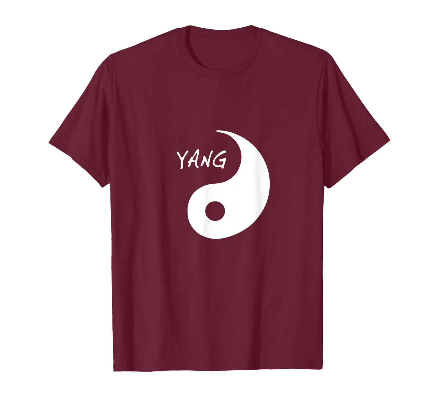 Yin Yang Funny Halloween Couples T-shirt for Best Friends T-Shirt