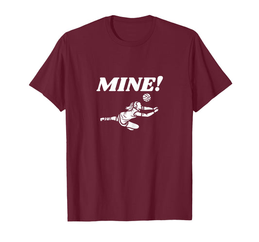 Volleyball Digging Divas Defensive Specialist Libero T-Shirt
