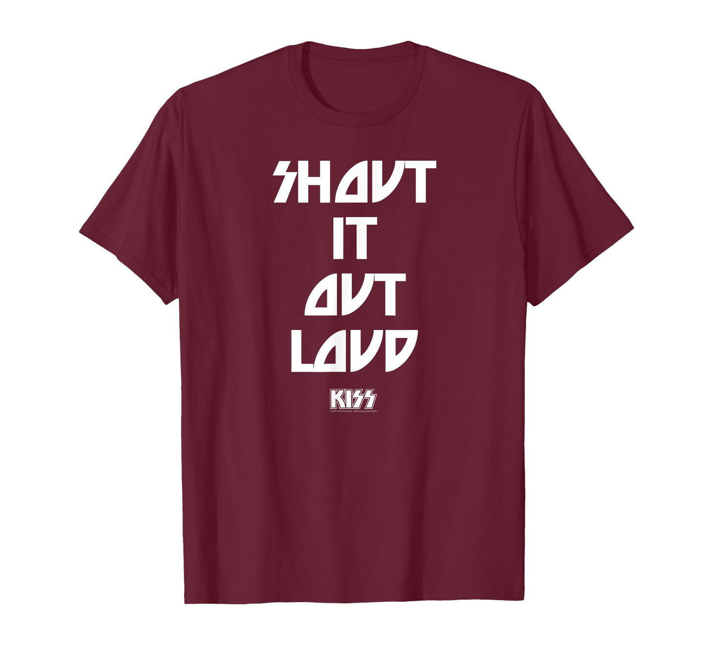 KISS - Shout It Out Loud Lyric T-Shirt