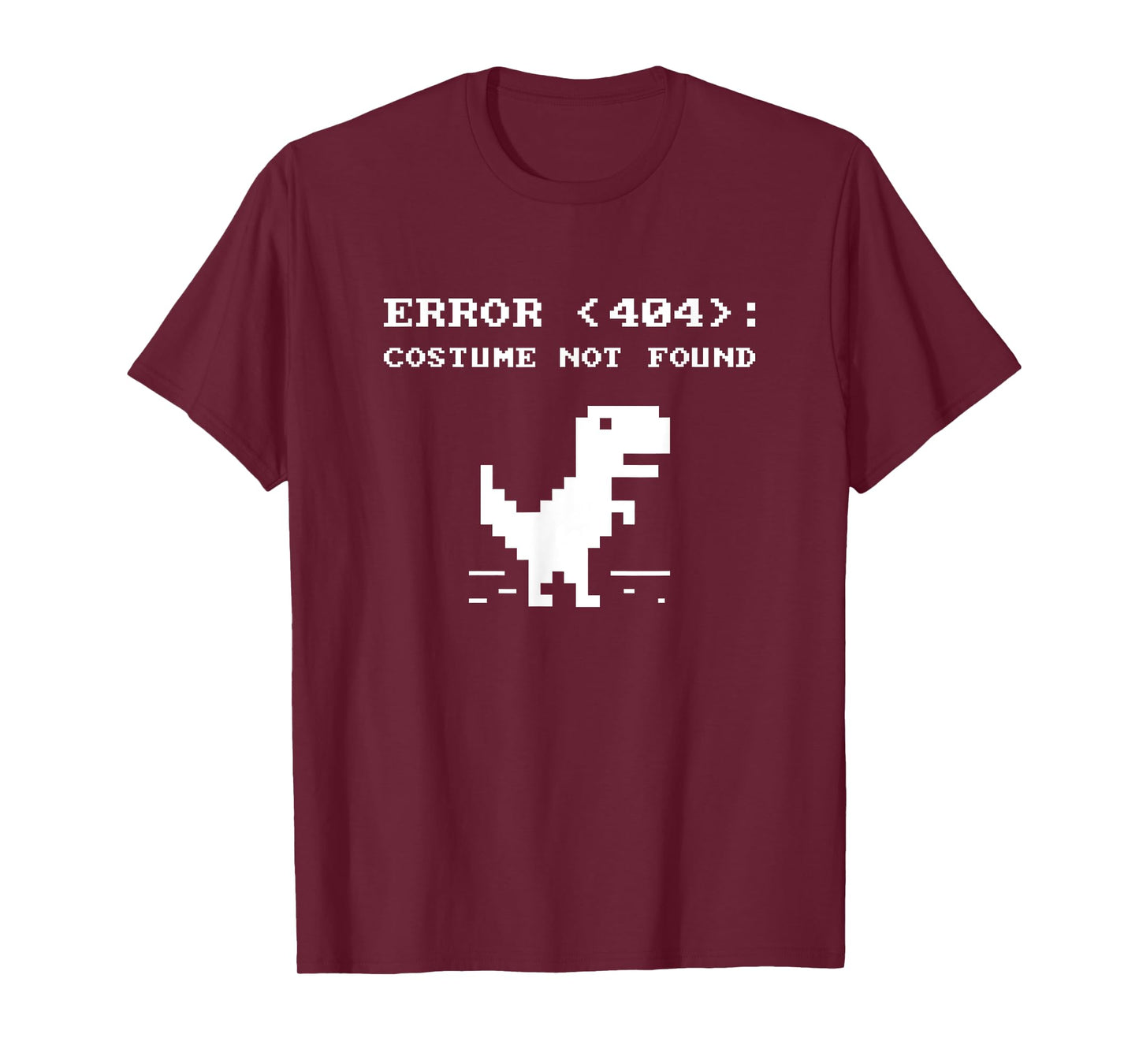 404 Error Costume Not Found Shirt Funny Halloween Internet T-Shirt