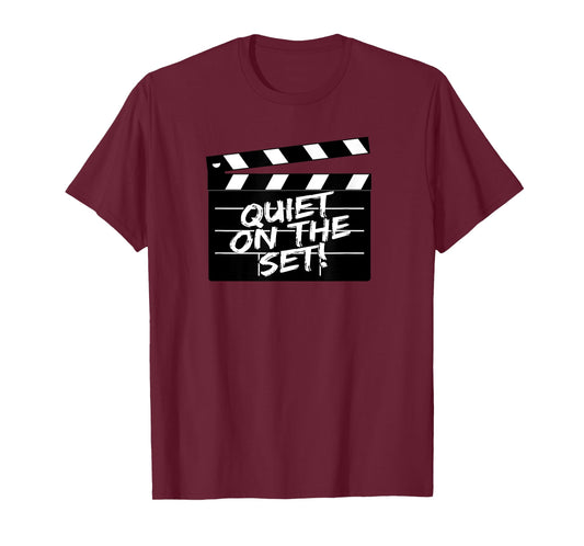 QUIET ON THE SET! CLAPPERBOARD T-Shirt