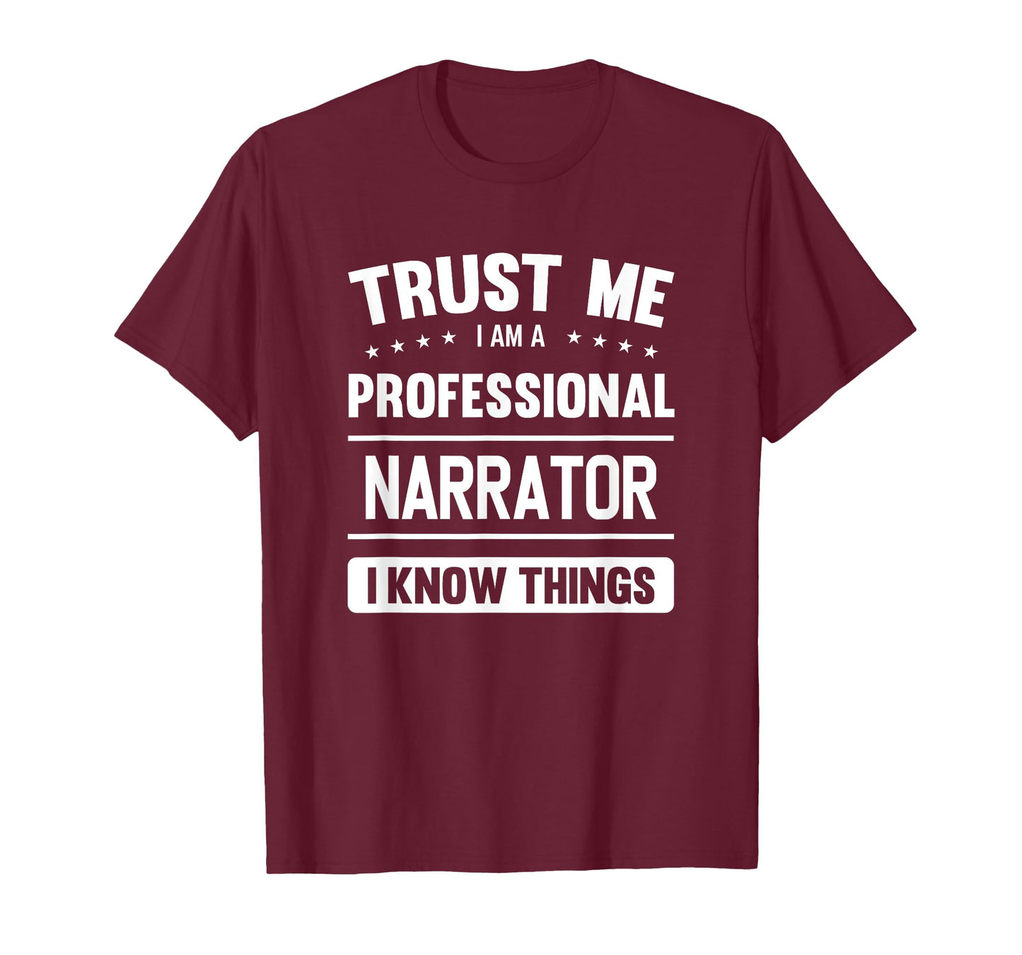 Narrator Ideas For Narrators Professional Narrators T-Shirt - Black, Small - Unisex-Adults