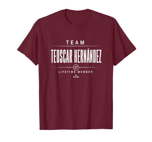 Team Teoscar Hernandez Lifetime Member Toronto T-Shirt