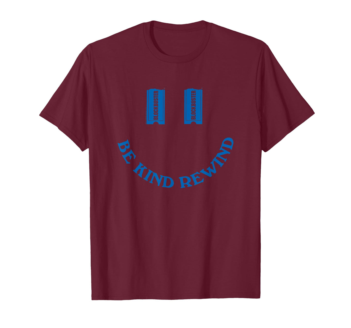Blockbuster Be Kind Smiley Face with Logo Retro T-Shirt