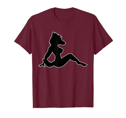 Wolf Lady Furry tshirt Furries Tail Ears Cosplay Shirt T-Shirt