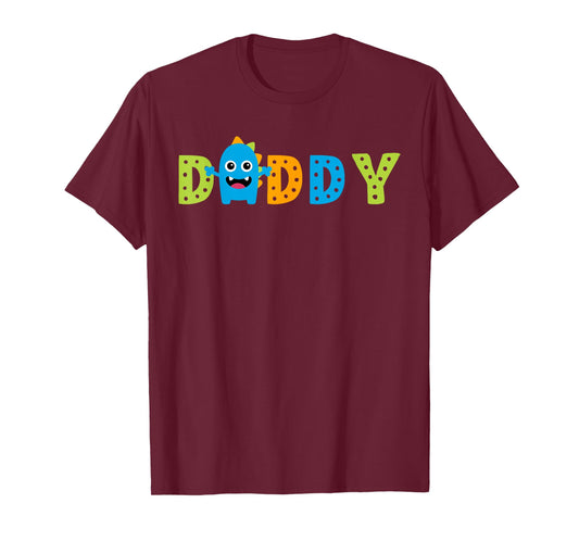 Daddy of the Birthday Monster 1st Birthday Family Dad T-Shirt