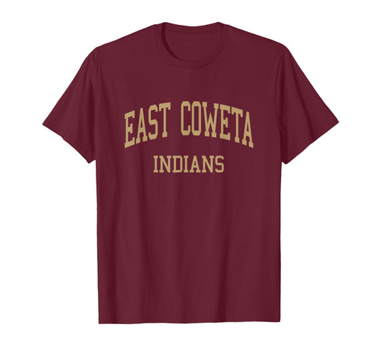 East Coweta High School HS Sharpsburg GA Retro Sports T-Shirt