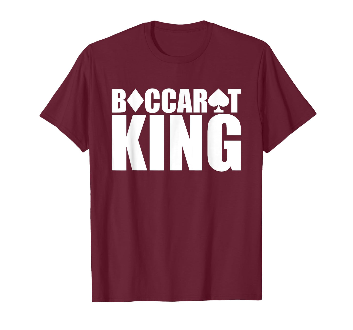 Baccarat King Fun Baccarat Cards Games-Baccarat Is My Game T-Shirt