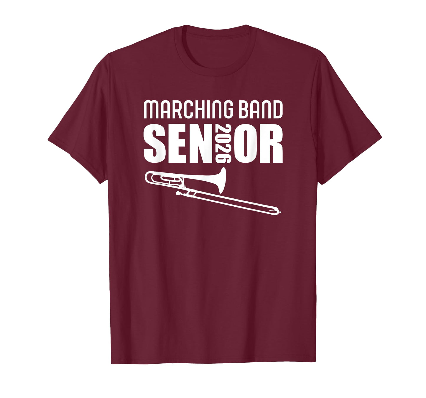 2026 Senior Trombone Player Class of 2026 Marching Band T-Shirt