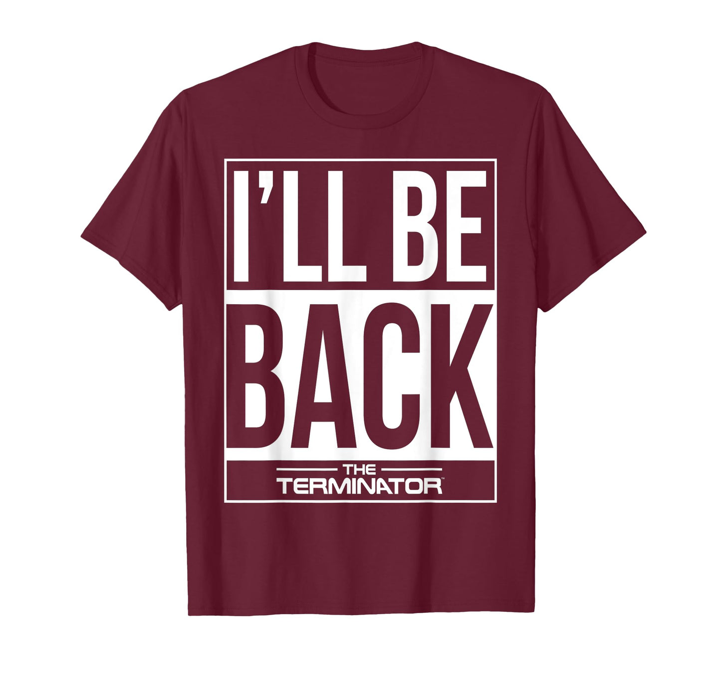 The Terminator I'll Be Back Iconic Comeback Sci-Fi Gamer T-Shirt