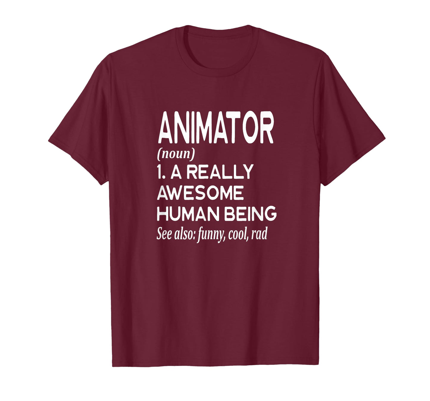 Animator Definition Funny Artist Movie TV Show Animation T-Shirt
