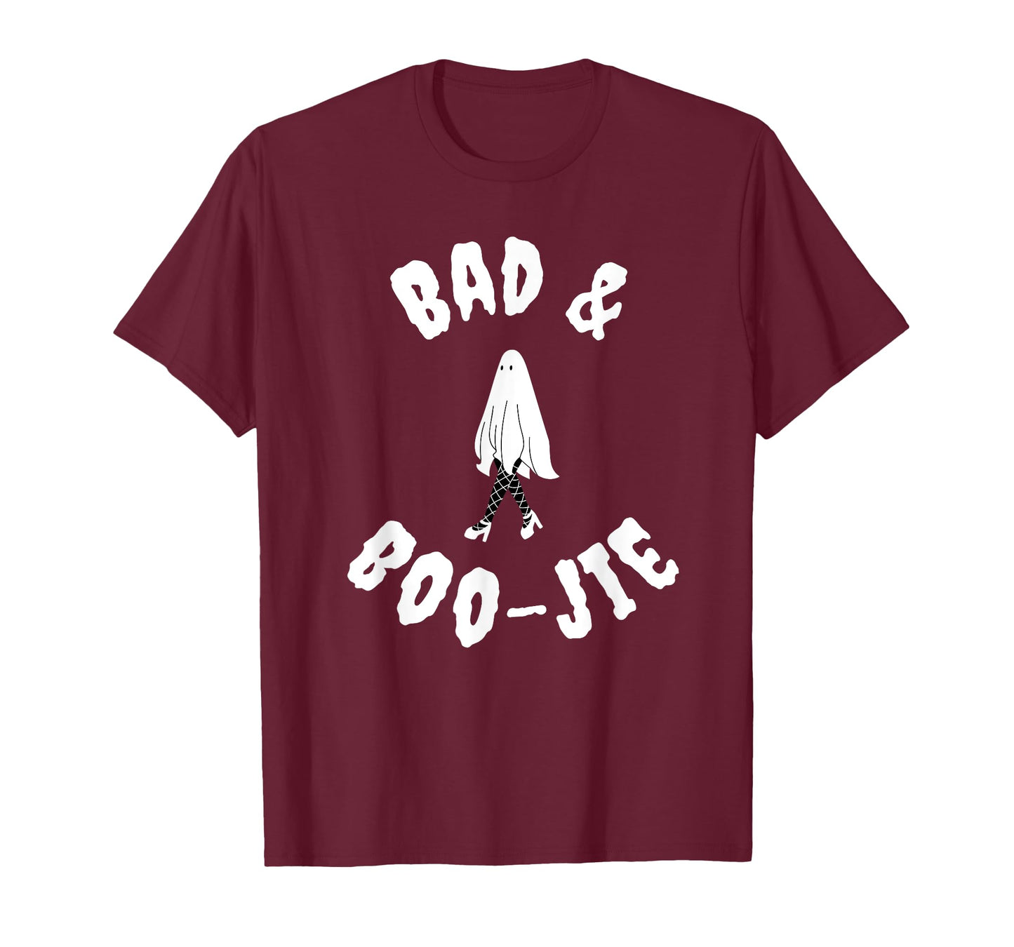 Bad & Boo-jie - Chic Halloween Sassy Lady Ghost T-Shirt
