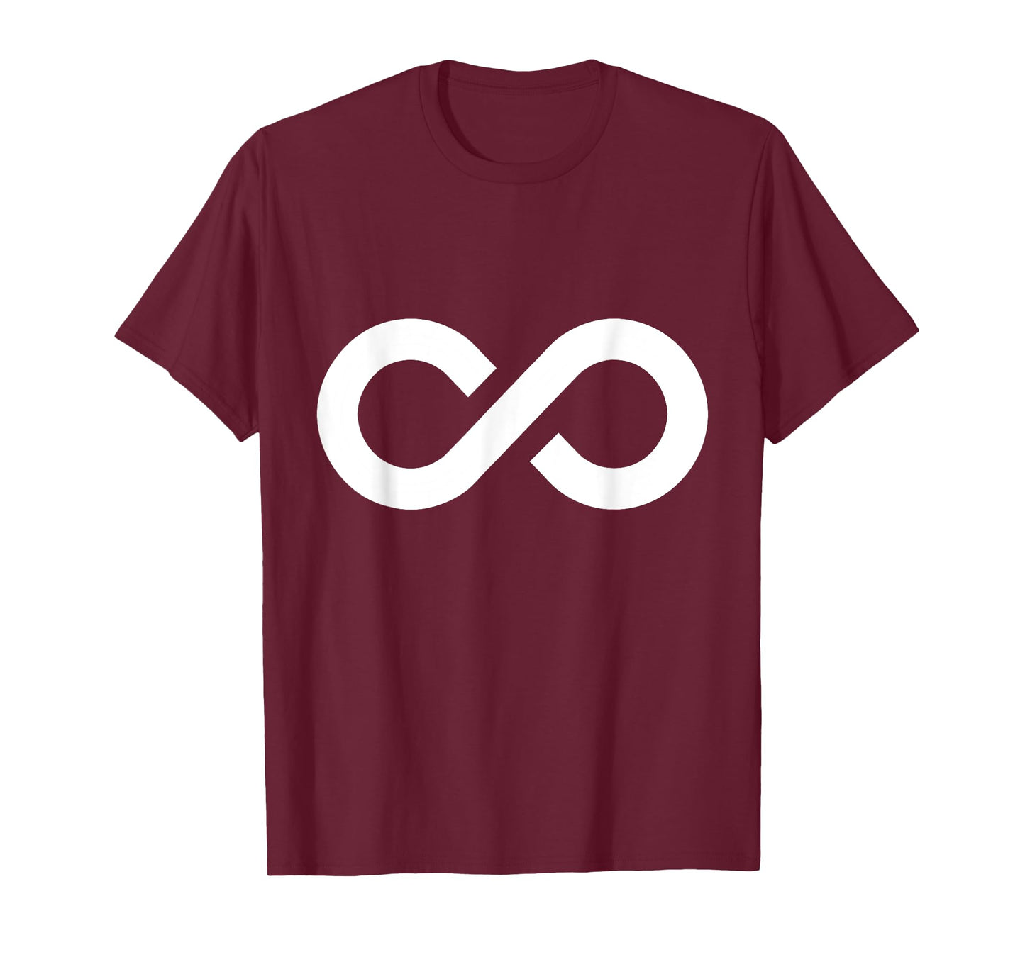 Infinity T Shirt Tee Top Sign Logo Design Designer Cotton