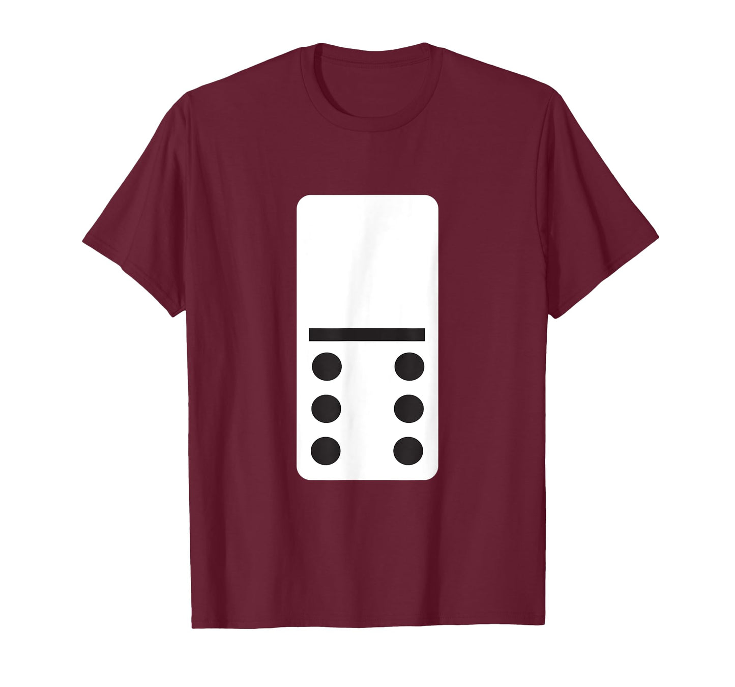 Dominoes Game Set - Matching Group - Blank Six T-Shirt