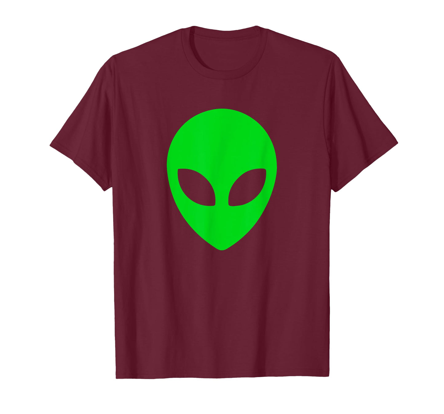 Alien Lover UFO Green Alien Head Cool Alien T-Shirt