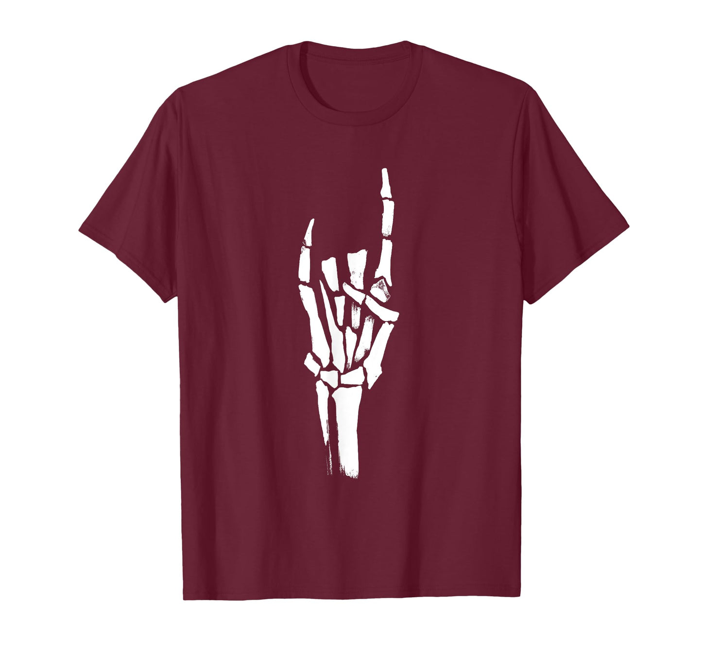 Rock On Skeleton Hand T-Shirt
