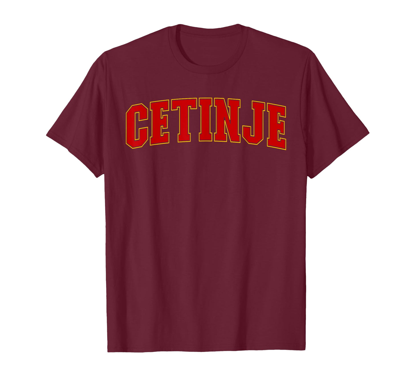 Cetinje Montenegro Souvenir Proud Montenegrin Lover Cetinje T-Shirt