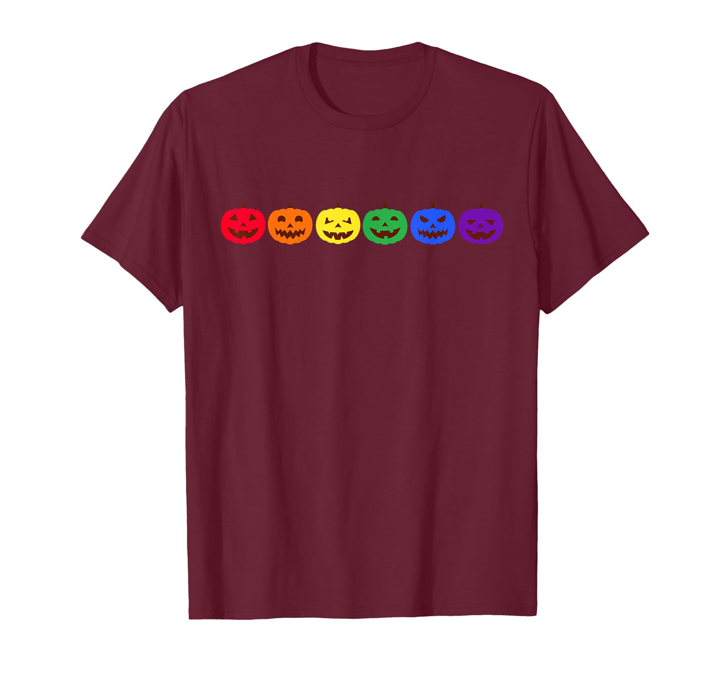 Pumpkin Halloween Costume LGBT Rainbow Gay Pride TShirt T-Shirt
