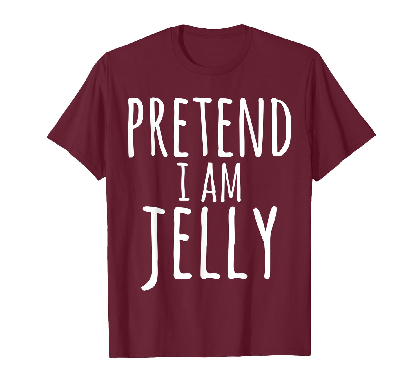 Halloween PRETEND I AM JELLY COSTUME Matching Peanut Butter T-Shirt