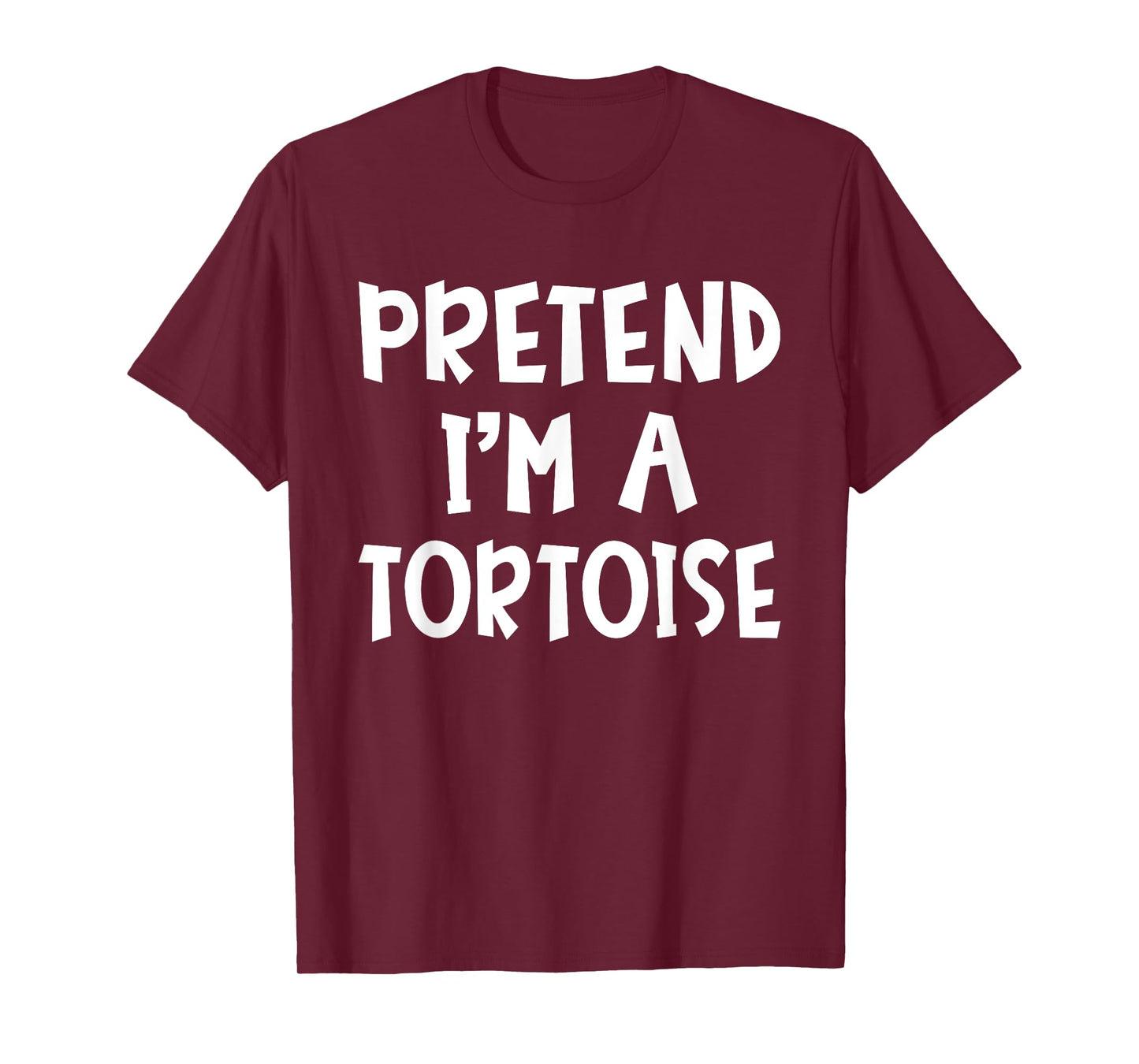 Pretend I'm A Tortoise Matching Costume Lazy Easy Halloween T-Shirt