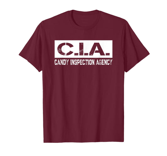 Candy Inspection Agency Matching Group Halloween Costume T-Shirt